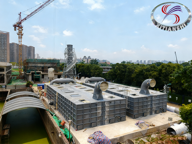 Sistema de controle biol&oacute;gico de odores