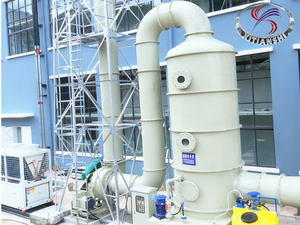 Menara Penggosok Gas Limbah