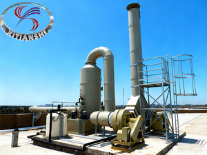 Menara Scrubber Asap Asam dan Alkali